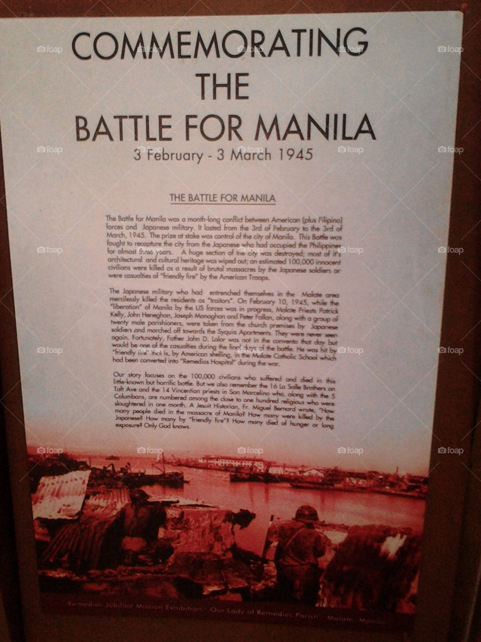 battle history in manila