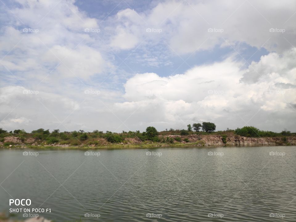 Beautiful water lake