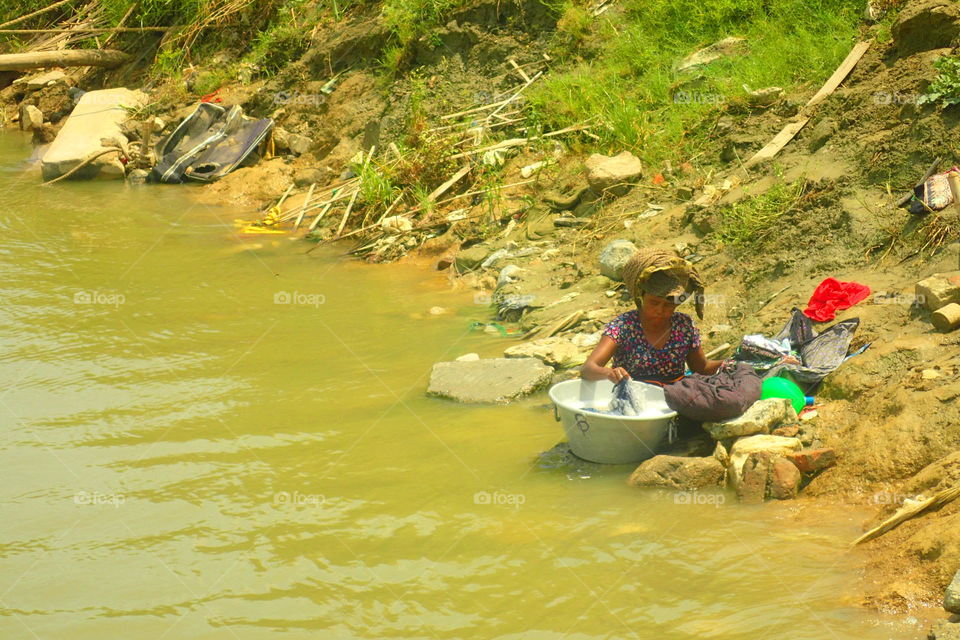 On the road in Myanmar