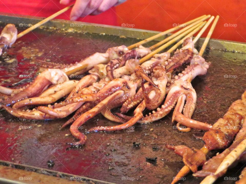 grilled squid