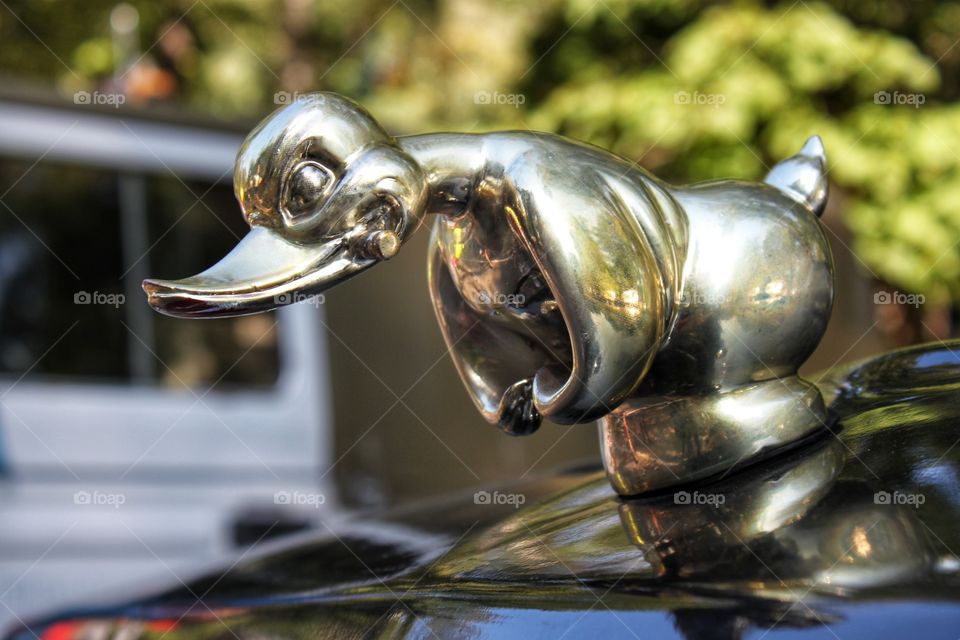 details. car decoration - silver Donald Duck parts, auto, part, decoration, silver, automobile