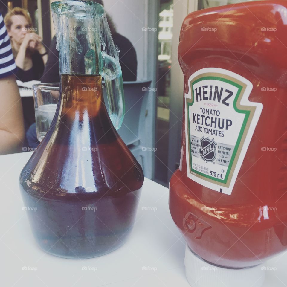 Canada condiments - official catsup of the NHL and maple syrup