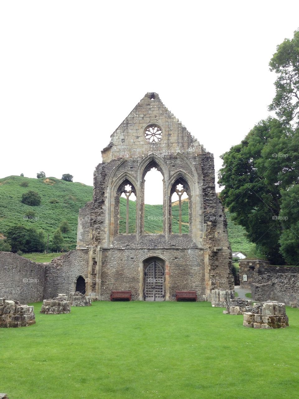 Valle Crucis Abbey Ancient Ruin