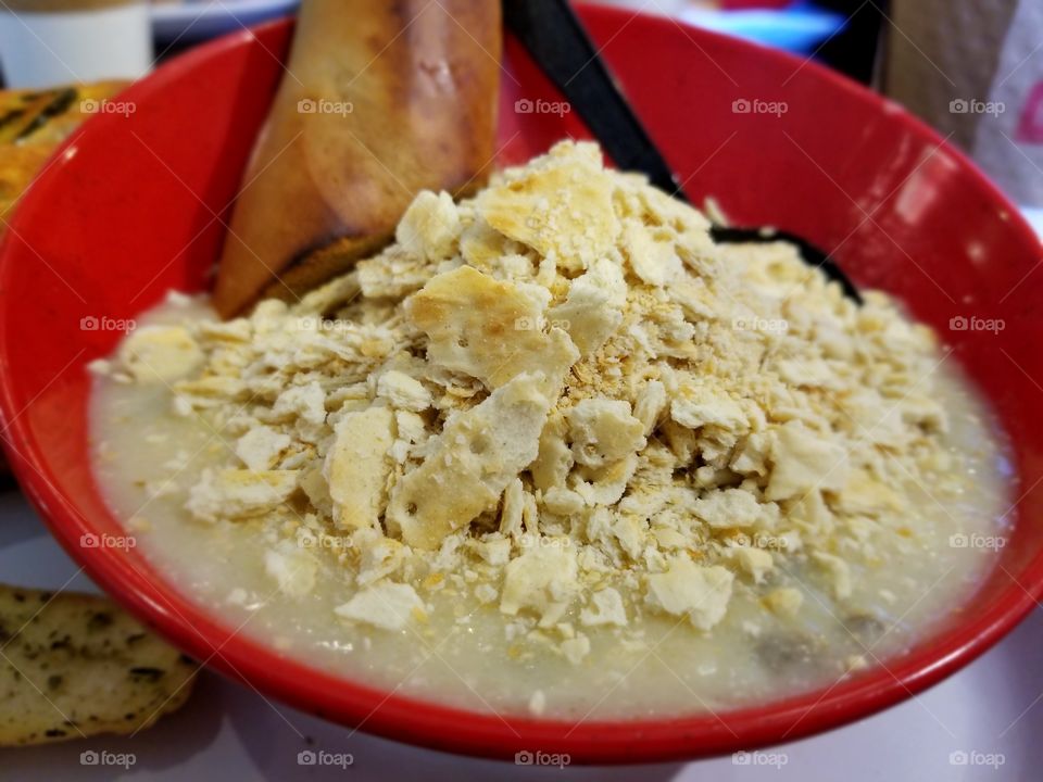 wild rice and crackers