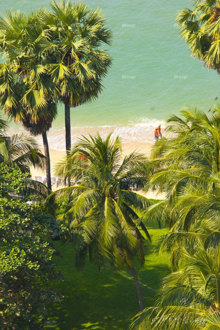 THE BEACH IN PATTAYA THAILAND