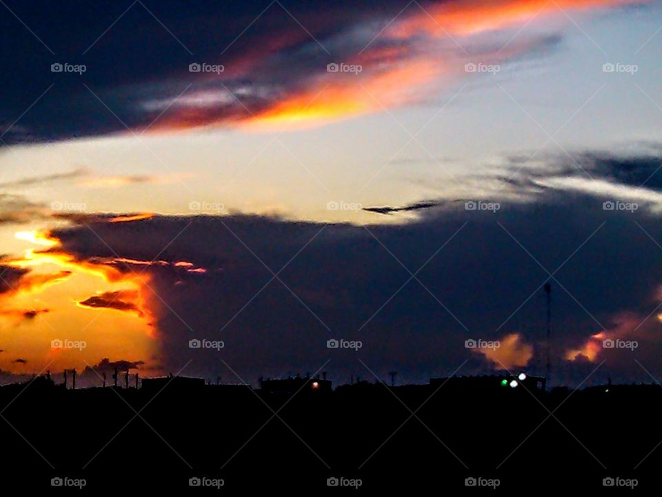 Thunderstorm in the distance
