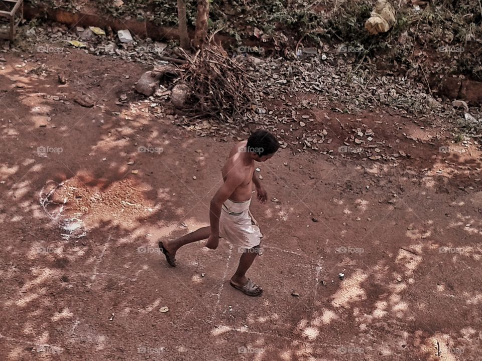 Poor. He had no clothes to wear