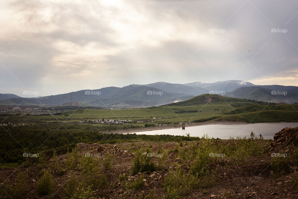 Scenic view of mountain