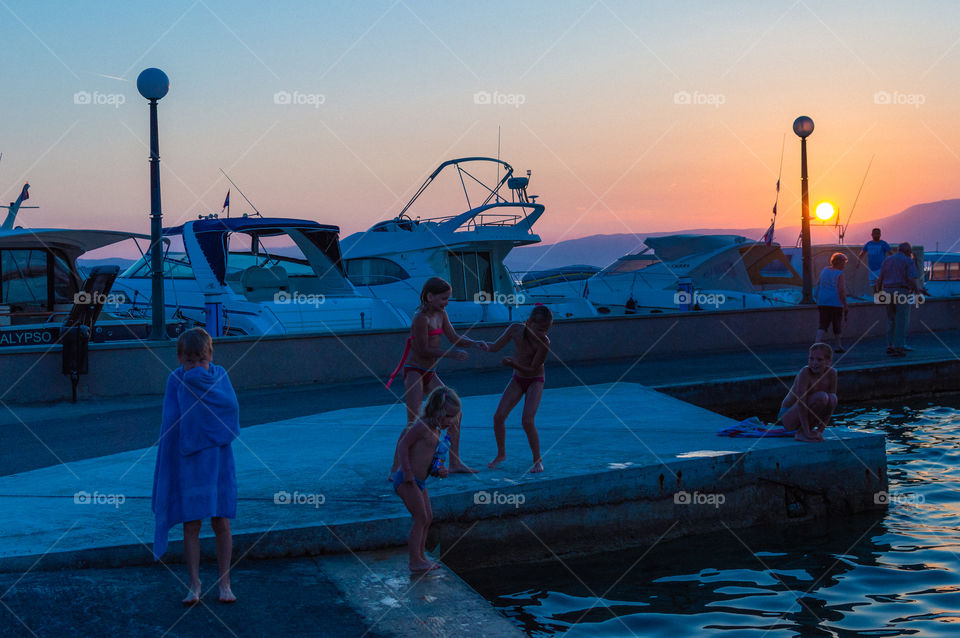 Marina on Krk Island