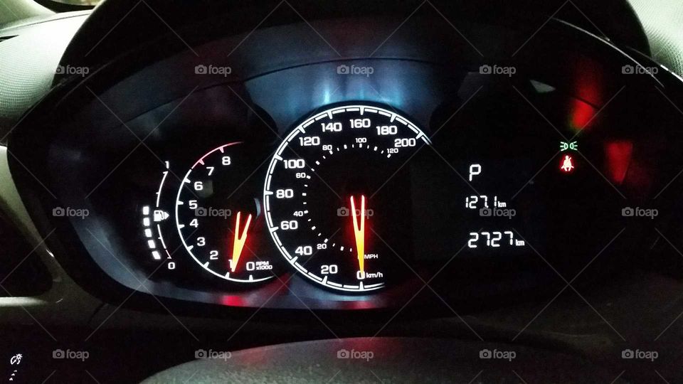 Dashboard Speedometer Odometer