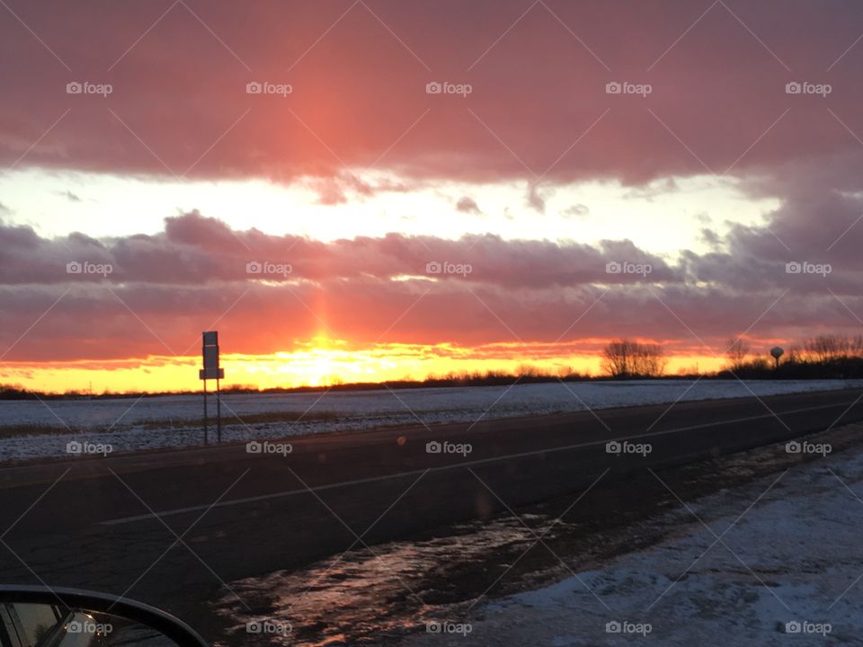 Minnesota sunset
