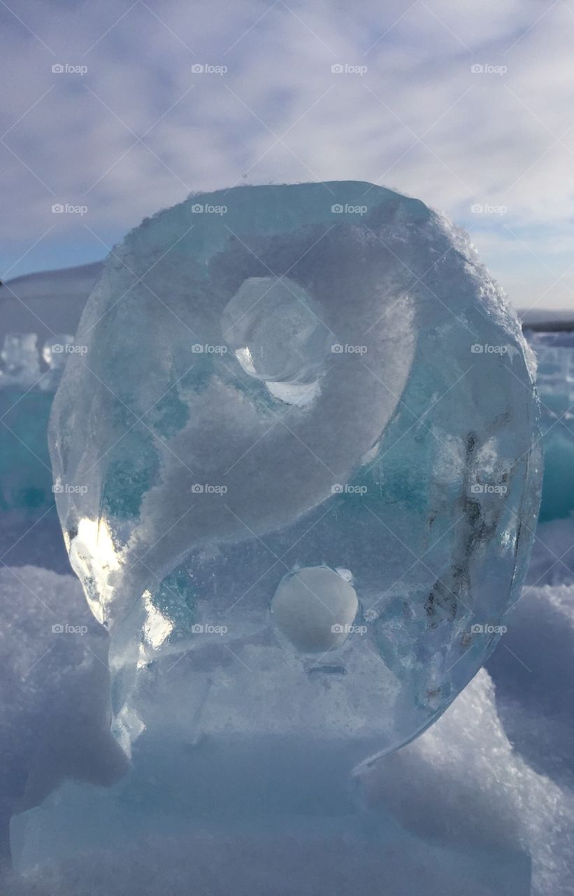 Ice Yin and Yang in Sweden 