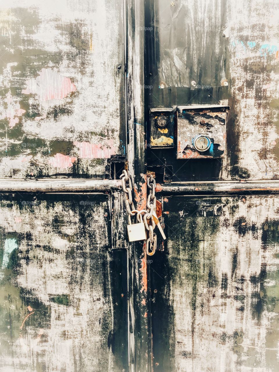 Behind lock and key