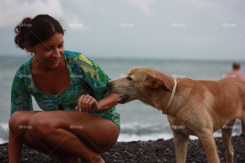 Beach, Water, Woman, Outdoors, Leisure