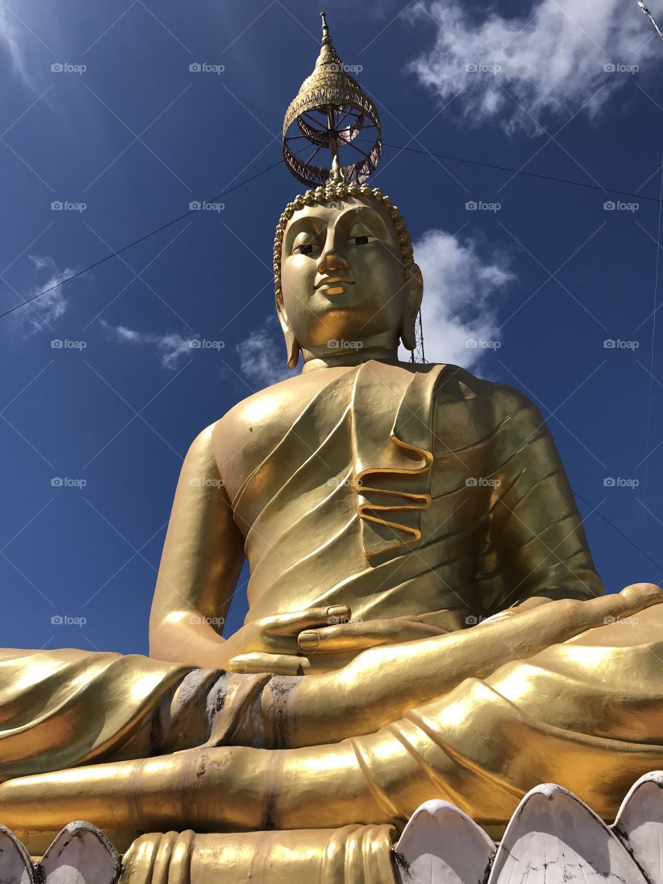 Golden Buddha in Krabi, Thailand