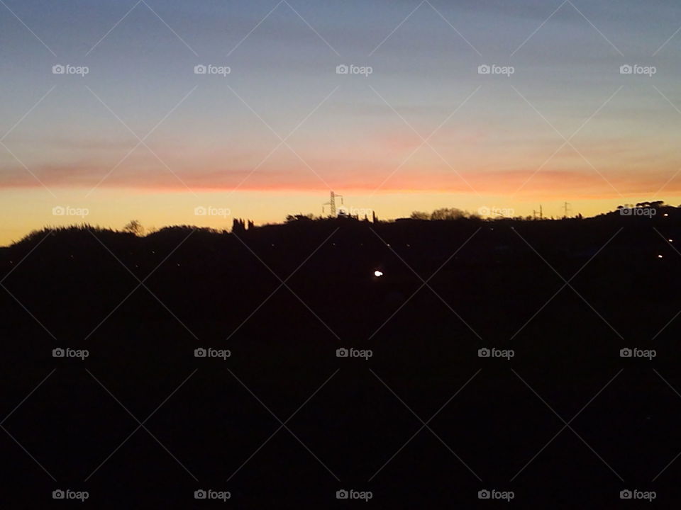 Sunset, Dawn, Landscape, Evening, Tree