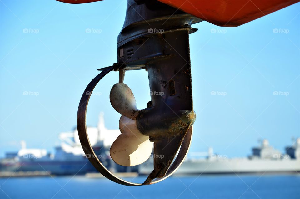Rescue boat propeller