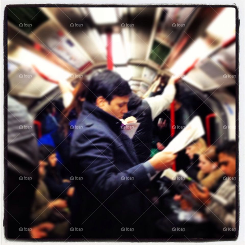 People, Woman, Subway System, Adult, Man