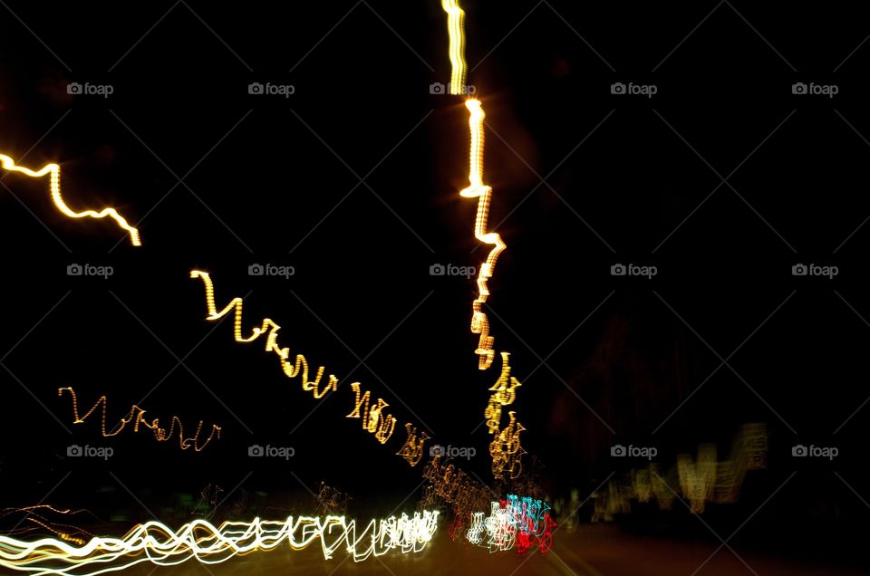 Street light painting