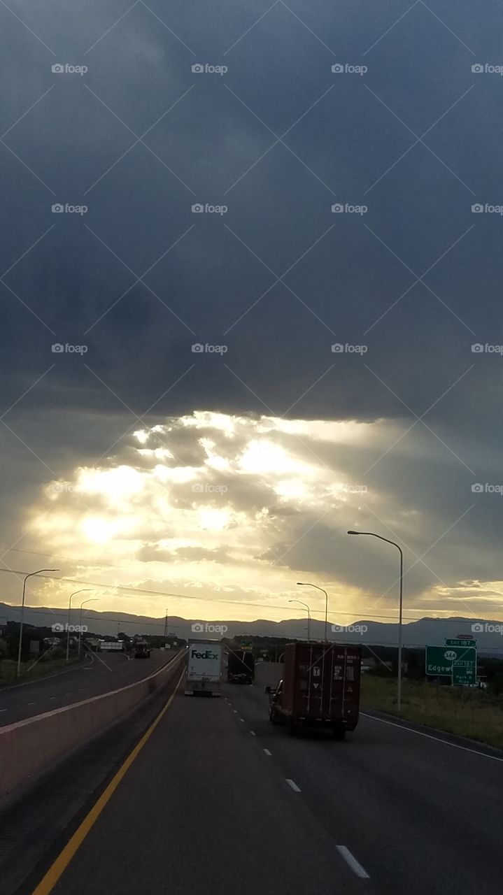 stormy west Texas