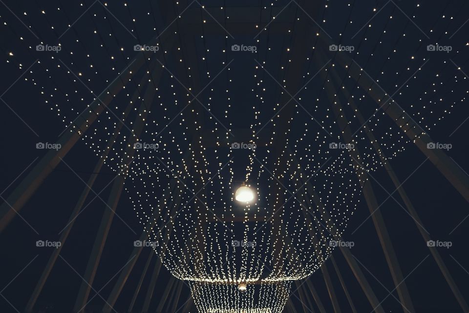 Christmas decoration at night