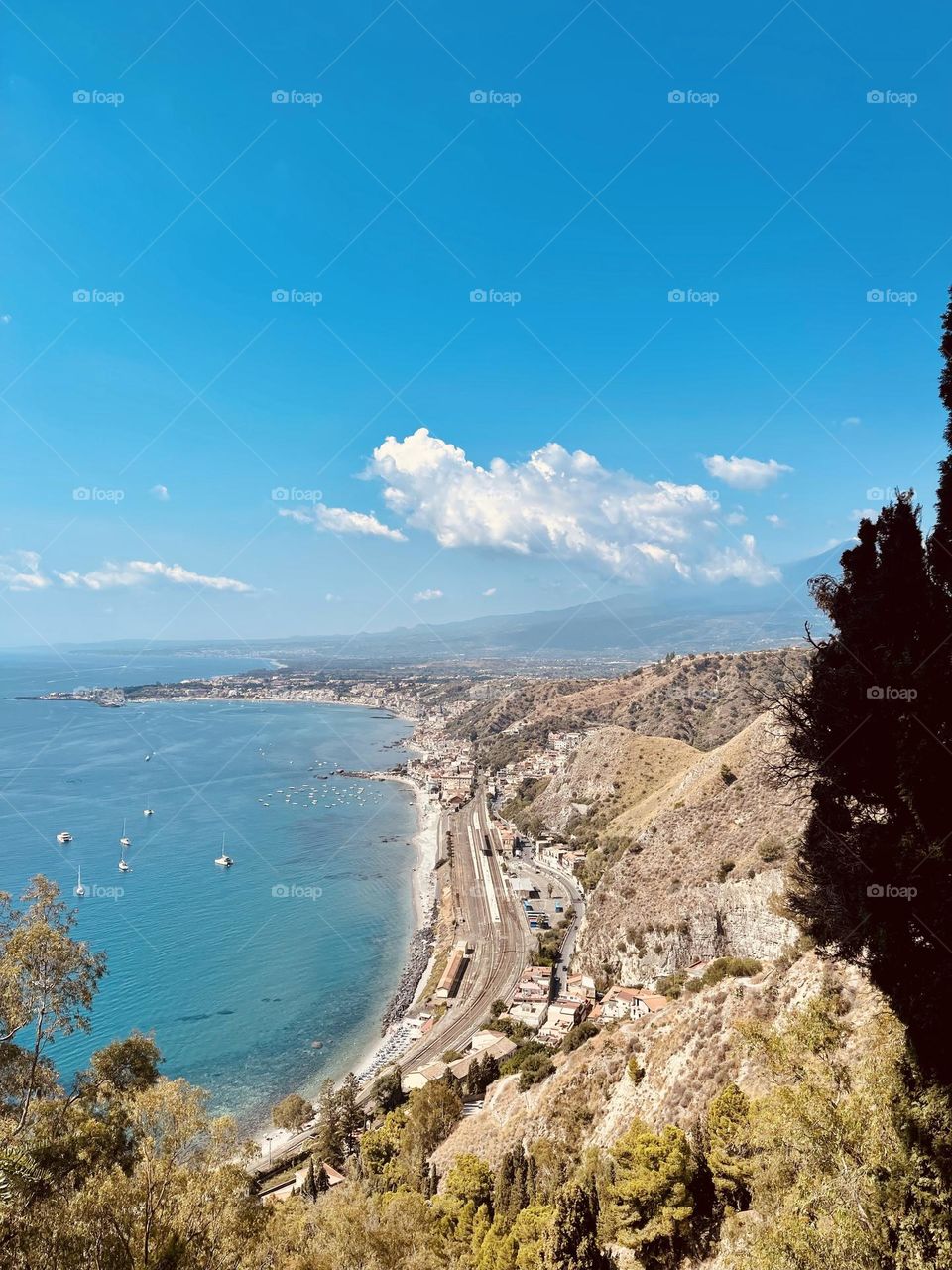 Tropea, IT. Sky and sea