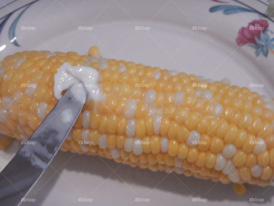 Corn. Delicious corn on the cob