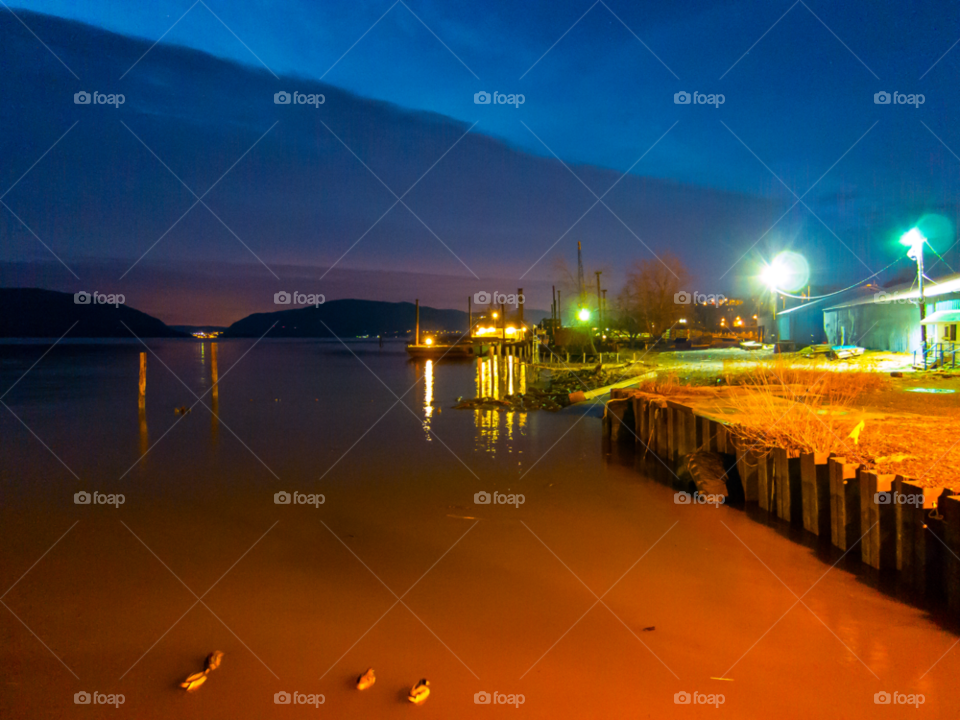 newburgh ny light dark morning by delvec