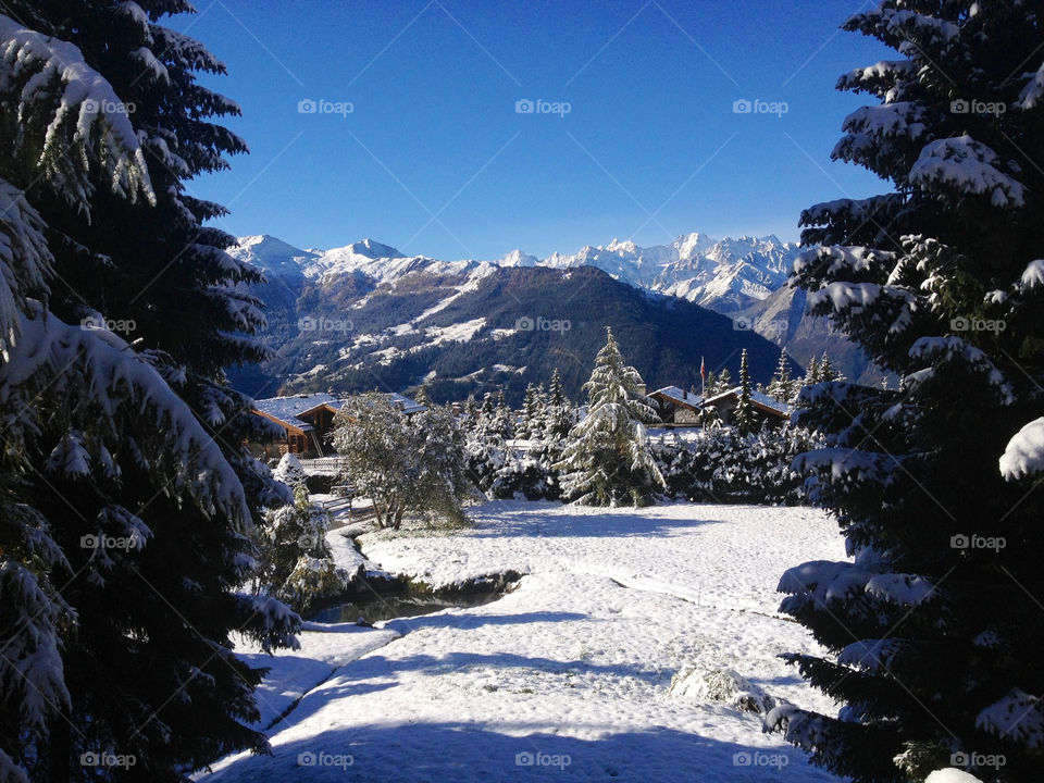 verbier first snow in verbier switzerland great view on the alps by swisstraveler