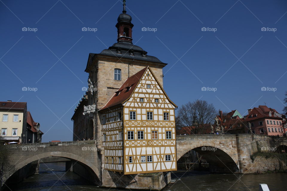 The old town hall of BAMBERG Germany