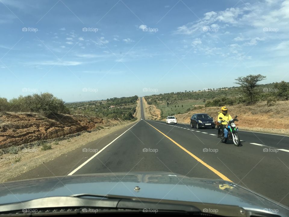 On the way to Maasai Mara Kenya, this picture taken by me when I was travelling to my hometown.