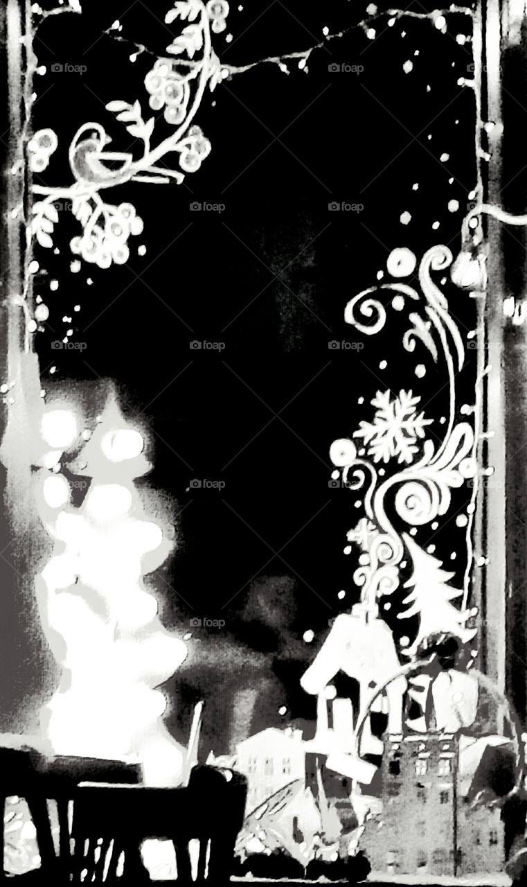 Новыйгод/снег/снежинки/ Рождество/огни/счастье