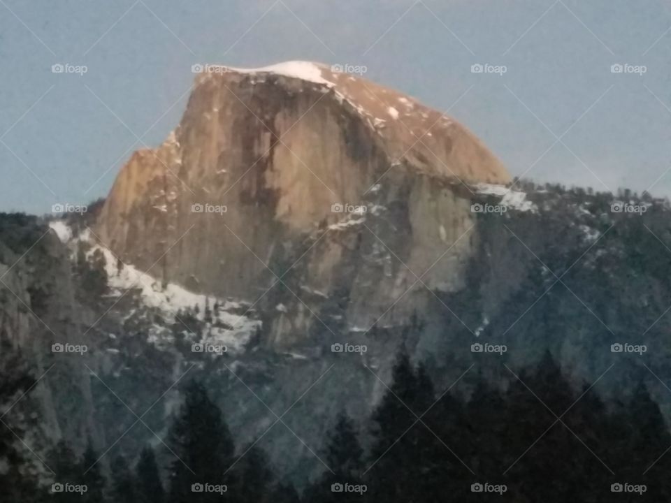 Yosemite Winter Half Dome 9