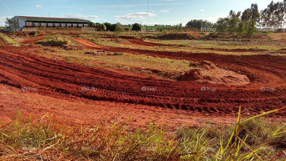 Pista de motocross.