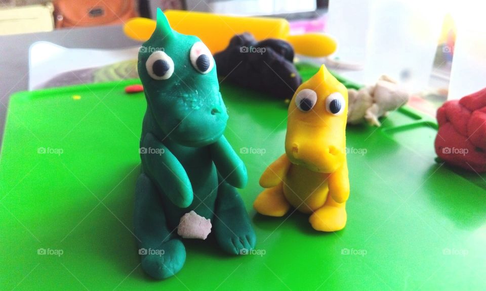 two dragons handmade