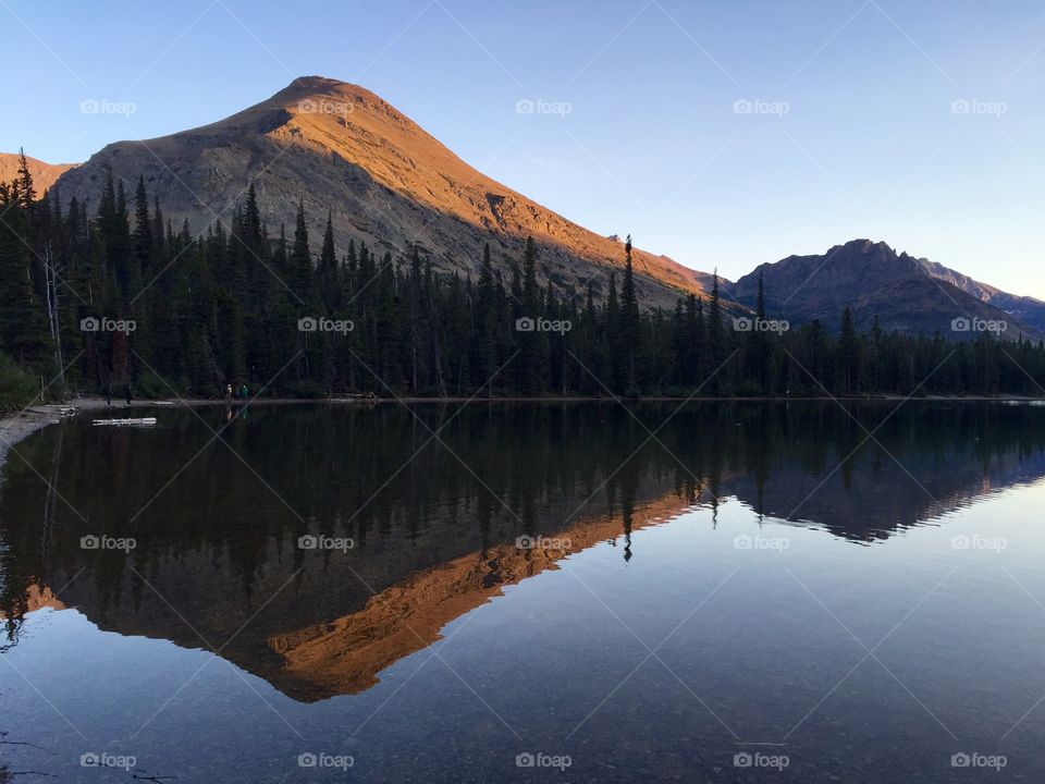 Symmetry in lake