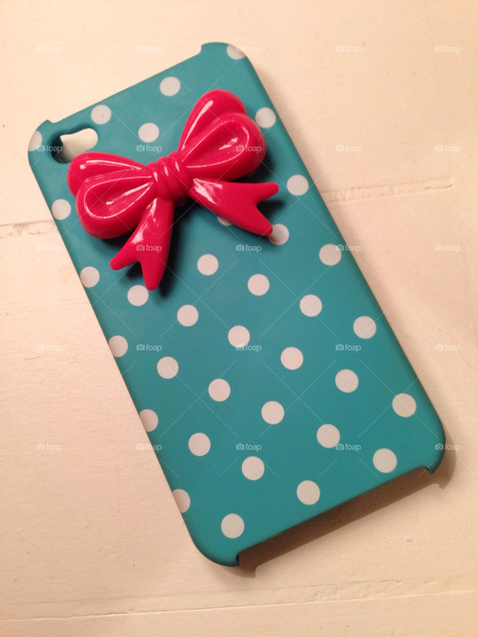 blue dot iphone case by mandysmith210