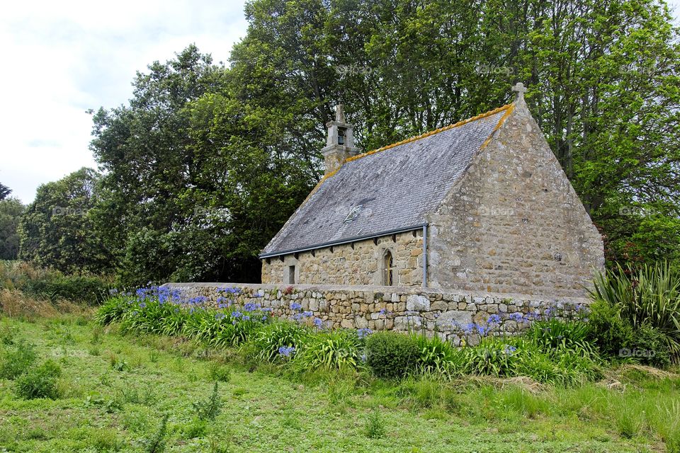 old church in the woods