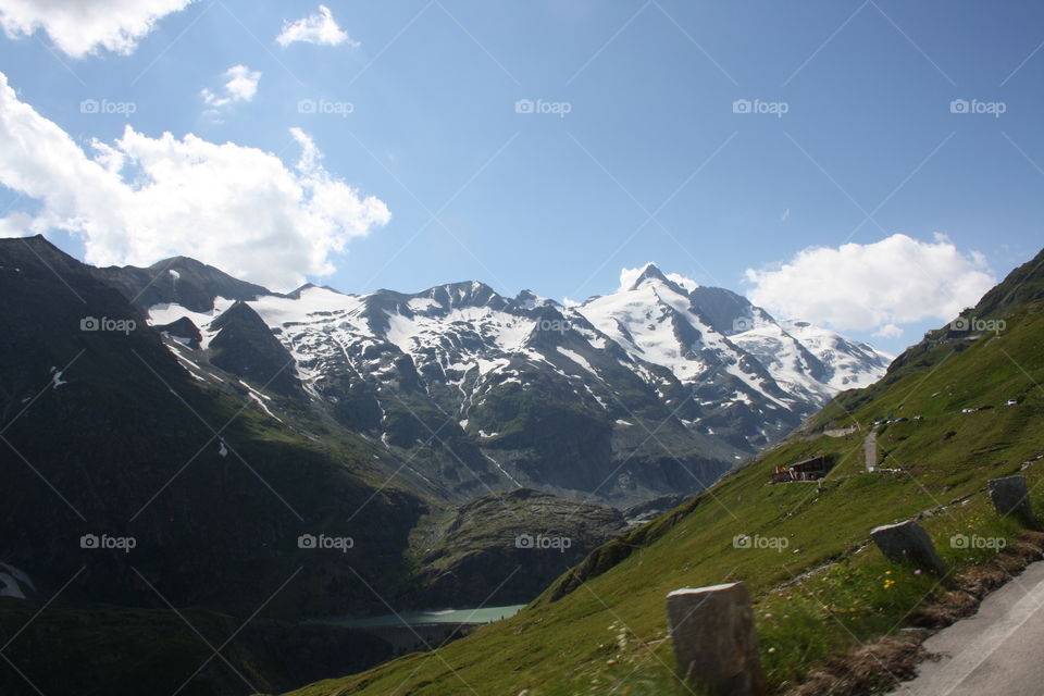 Winter mountain landscapes