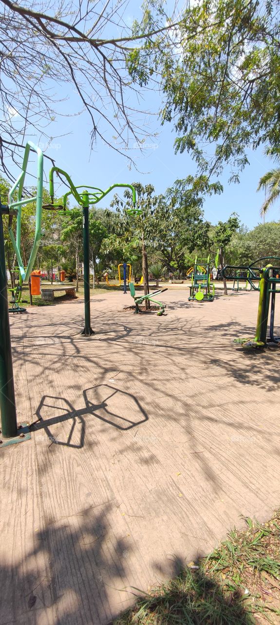 praça de exercícios