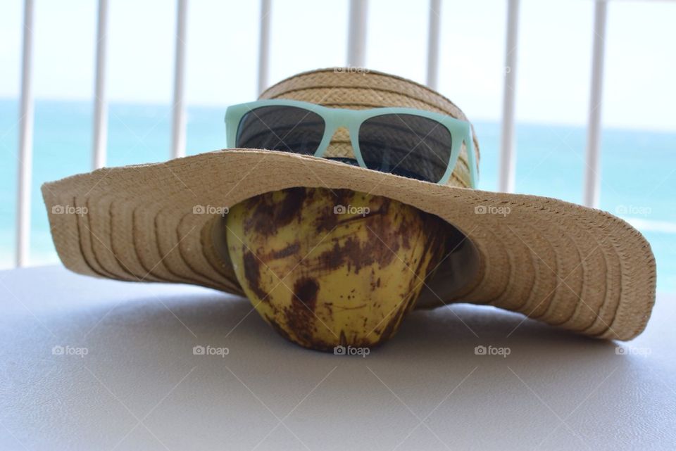 Chilling coco at the beach