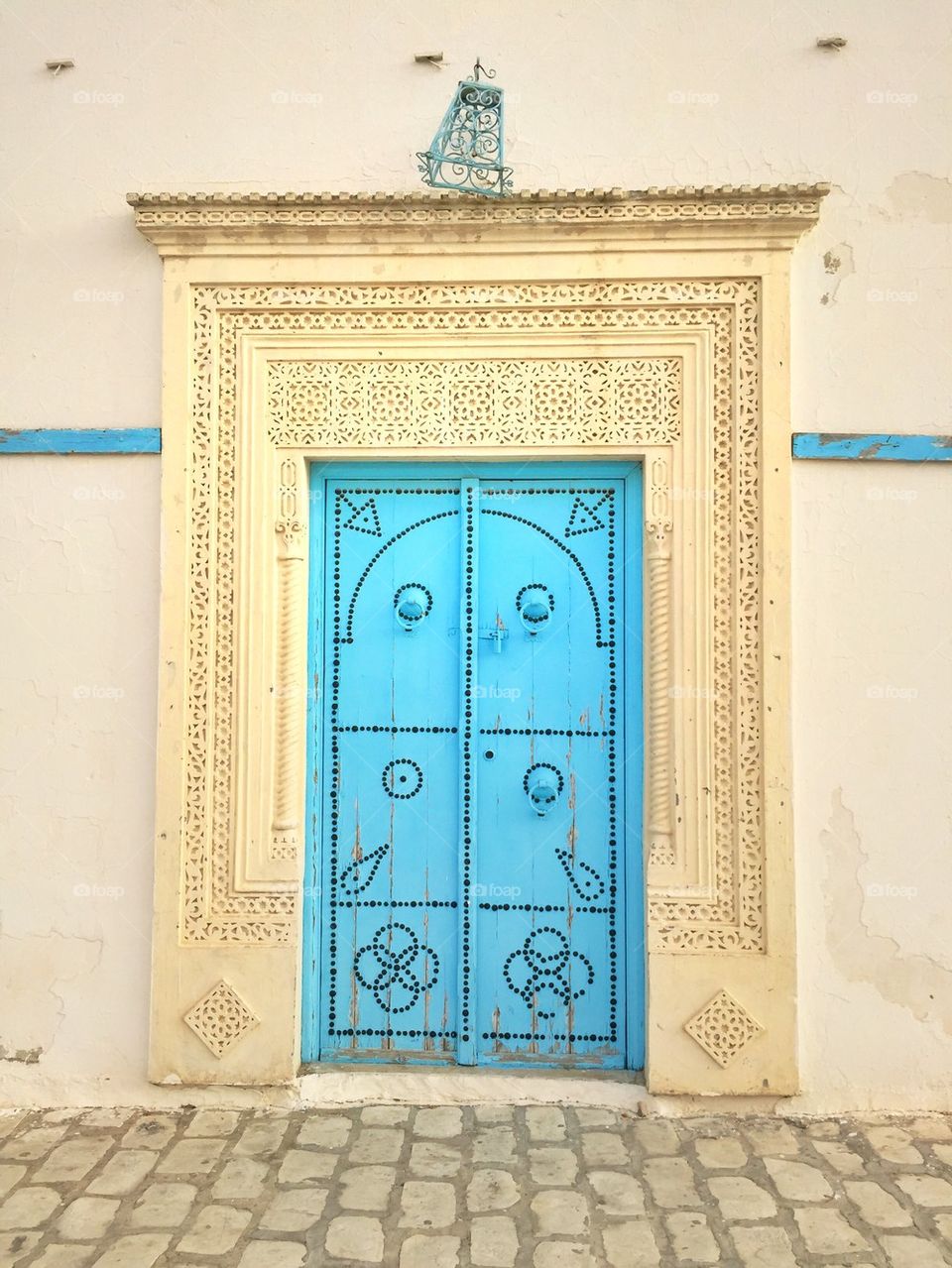 Traditional door in Tunisia 