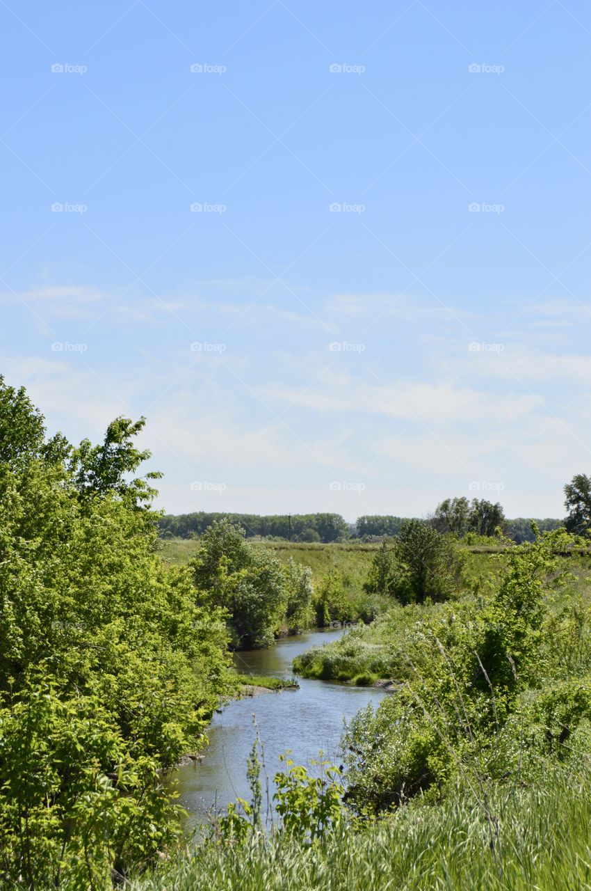 The nature of the native land. In summer, the village is especially good. Everything is blooming and fragrant. Fresh air
