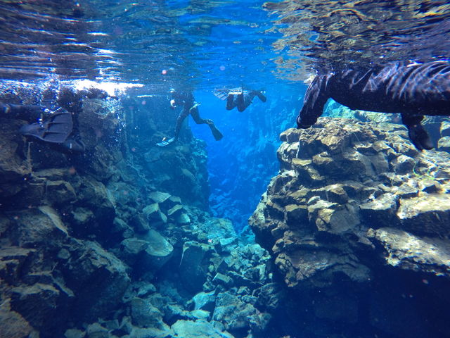 Snorkeling in Iceland