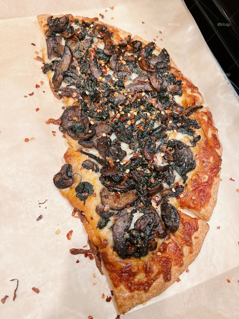 Mushroom pizza 