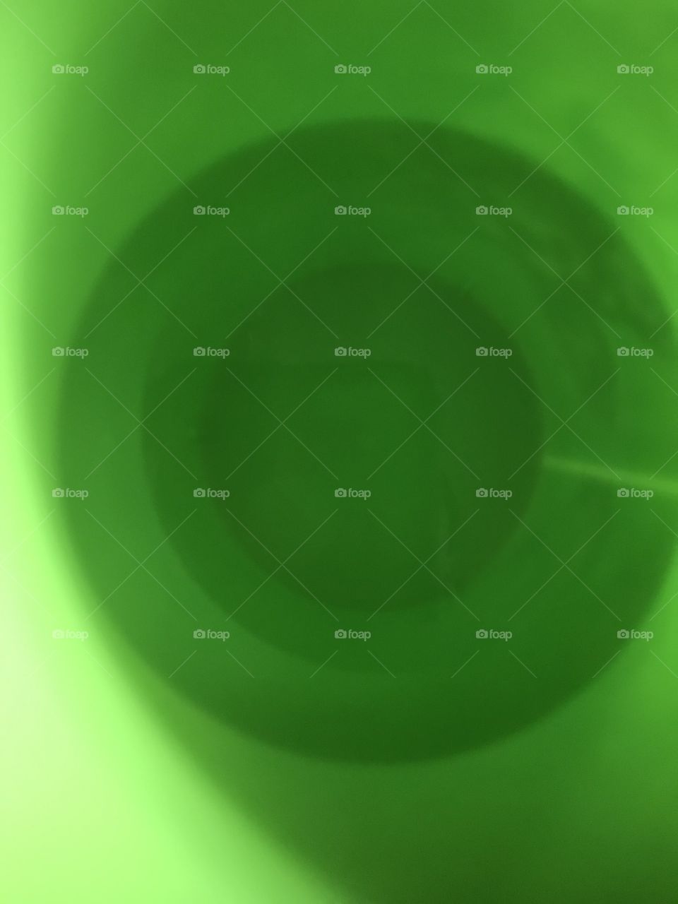 Verre d’eau vu du haut