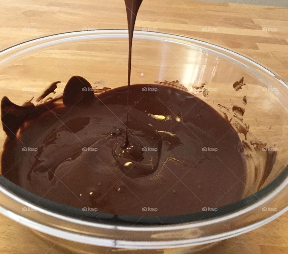 A bowl of Chocolate 