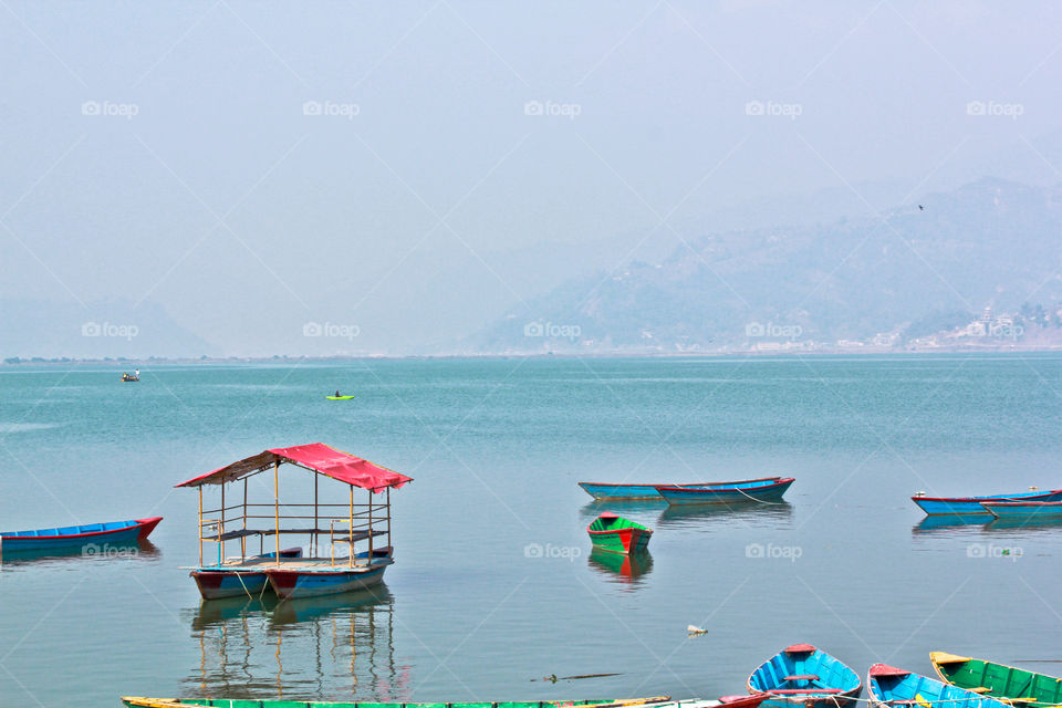 Phewa lake, Pokhara, Nepal