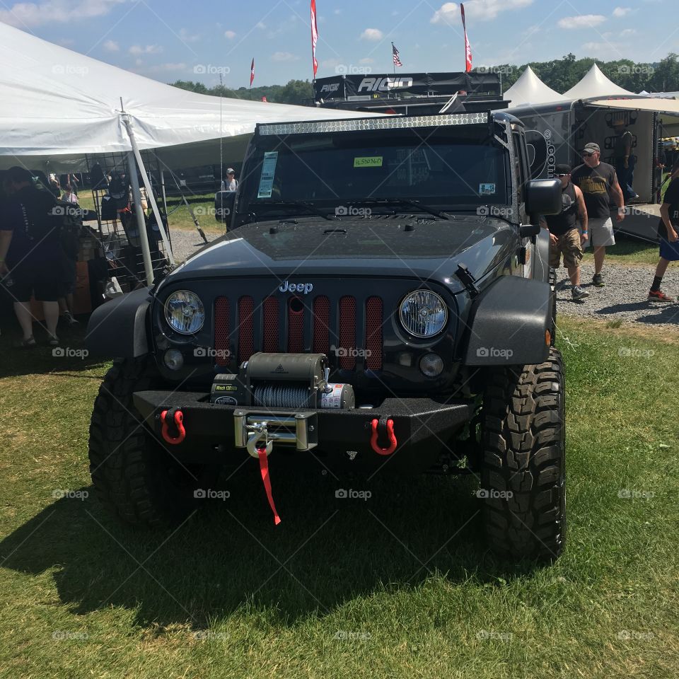 Jeep Wrangler at the Bantam Jeep Fest, 2017. PA.