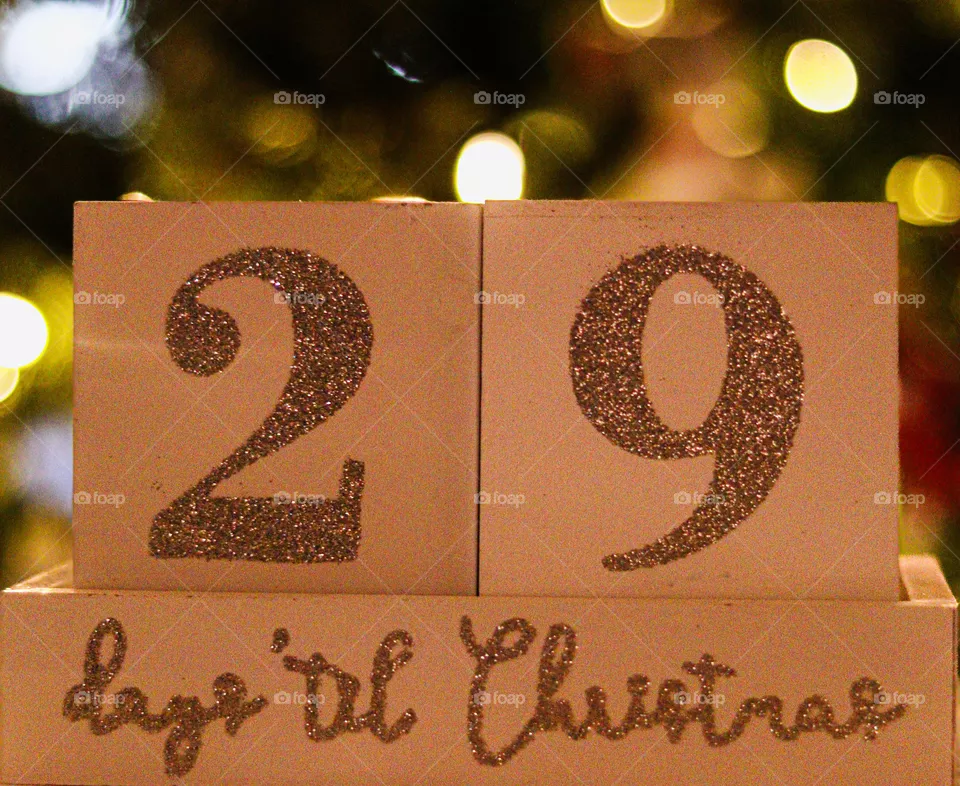 counting down until Christmas